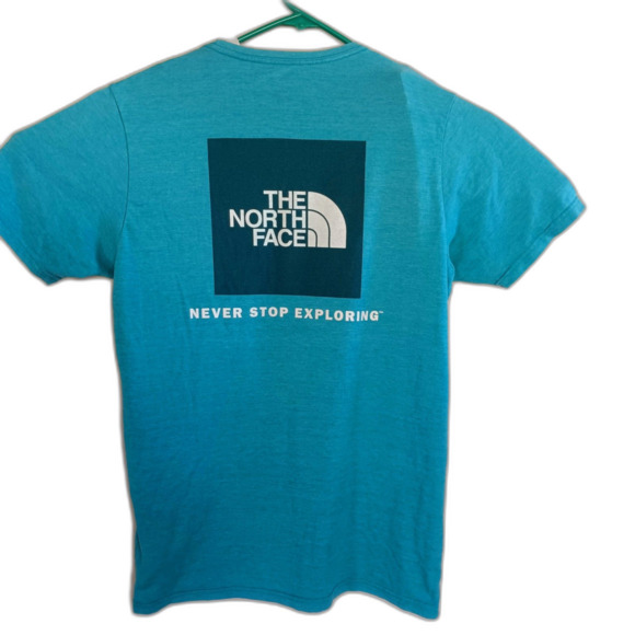 The North Face Shirt Redbox short sleeve T-Shirt turquoise green blue M - Picture 3 of 9